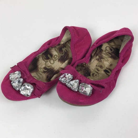 Sam Edelman Other - Sam Edelman Girls Fayth Ballet Flat Pink Sparkles